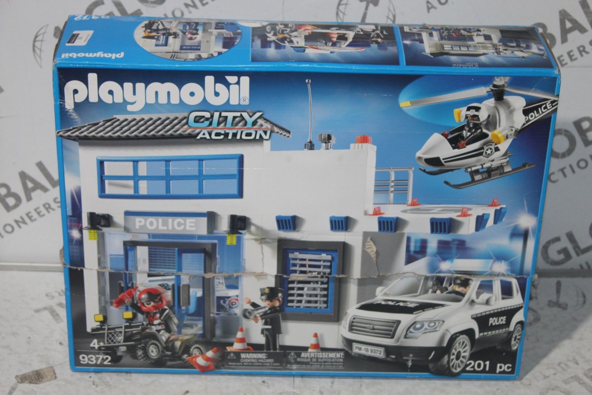 Boxed Play Mobile 9372 Police Station City Action Adventure Play Set RRP £55 (RET00629049) (Public