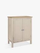 Blakeney Collection Grey and Light Oak Double Door Bathroom Storage Cabinet RRP £150 (3977271) (