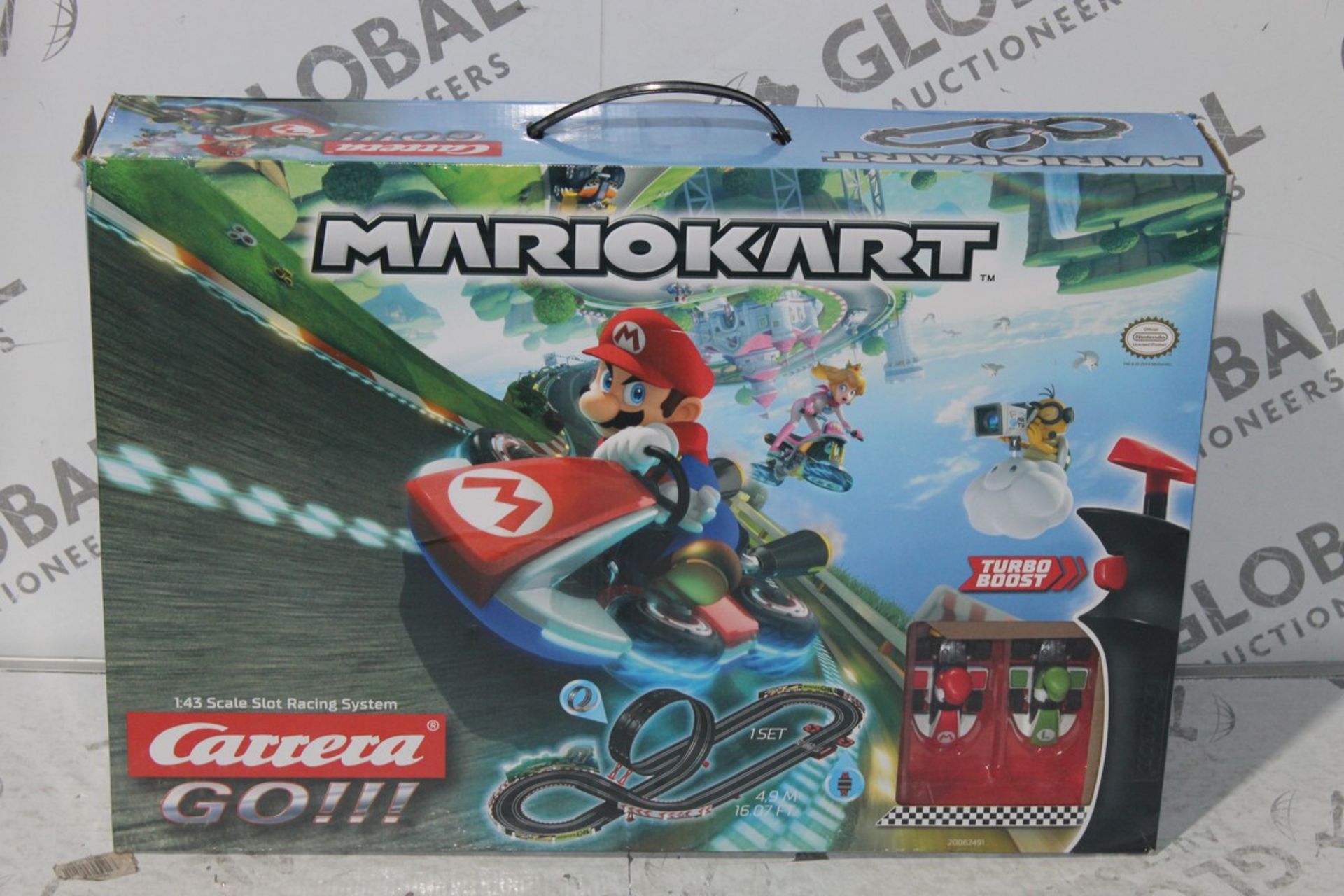 Boxed Mario Kart Carrera Go Scalelectric Set RRP £50 (4404237) (Public Viewing and Appraisals