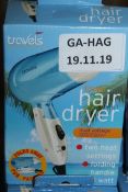 Boxed Travel Accessories 1200W 2 Heat Settings Travel Hair Dryers (Public Viewing and Appraisals