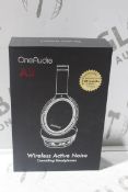 Boxed Pair of One Audio Urban Traveller A3 Wireless Headphones with Active Noise Cancelling RRP £70