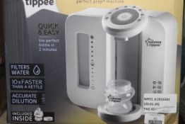 Boxed Tommee Tippee Closer to Nature Perfect Preparation Bottle Warming Station in White RRP £60 (