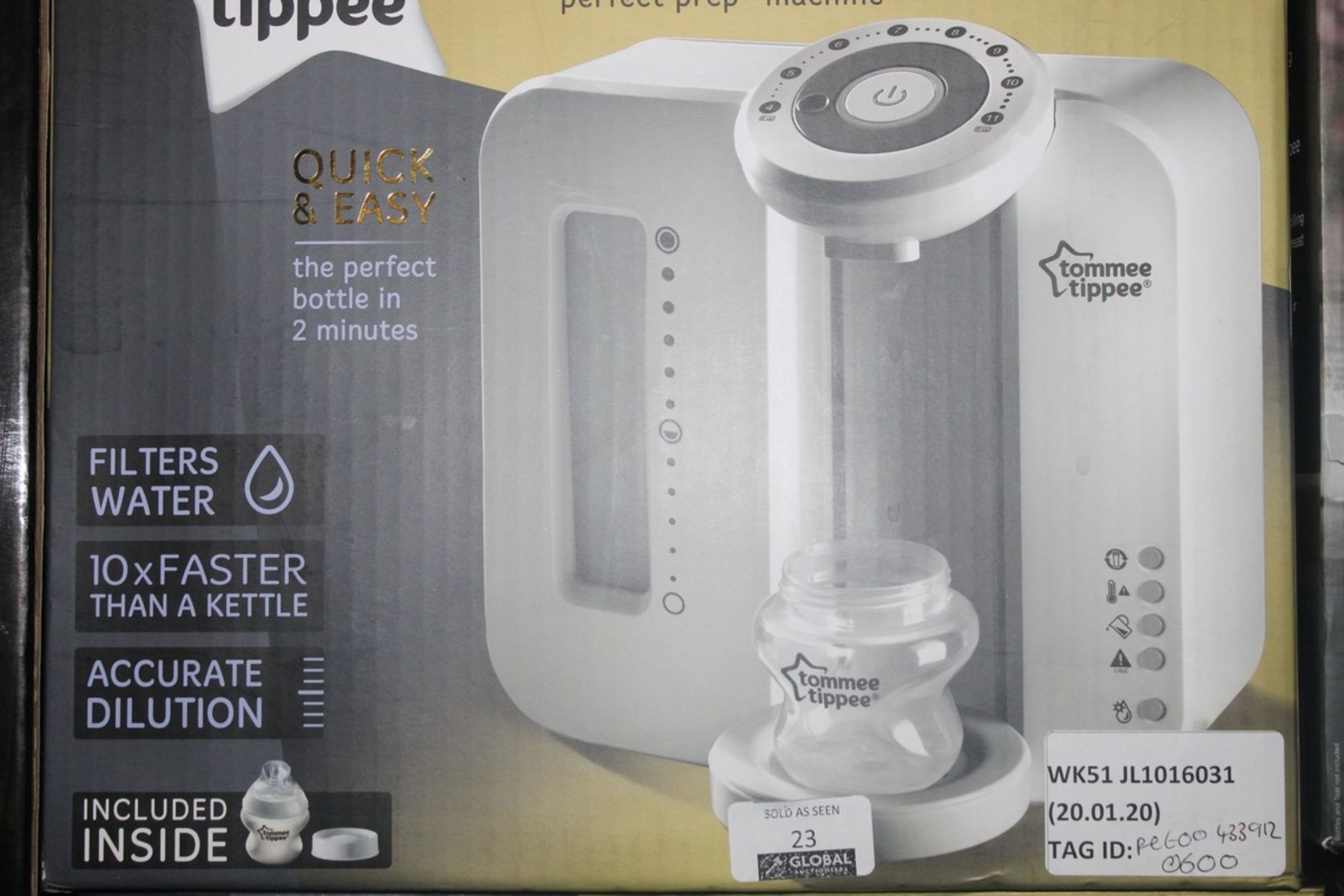 Boxed Tommee Tippee Closer to Nature Perfect Prepa