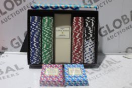 Boxed Ridleys Games Room Texas Hold and Poker Set RRP £60 (4267885) (Public Viewing and Appraisals