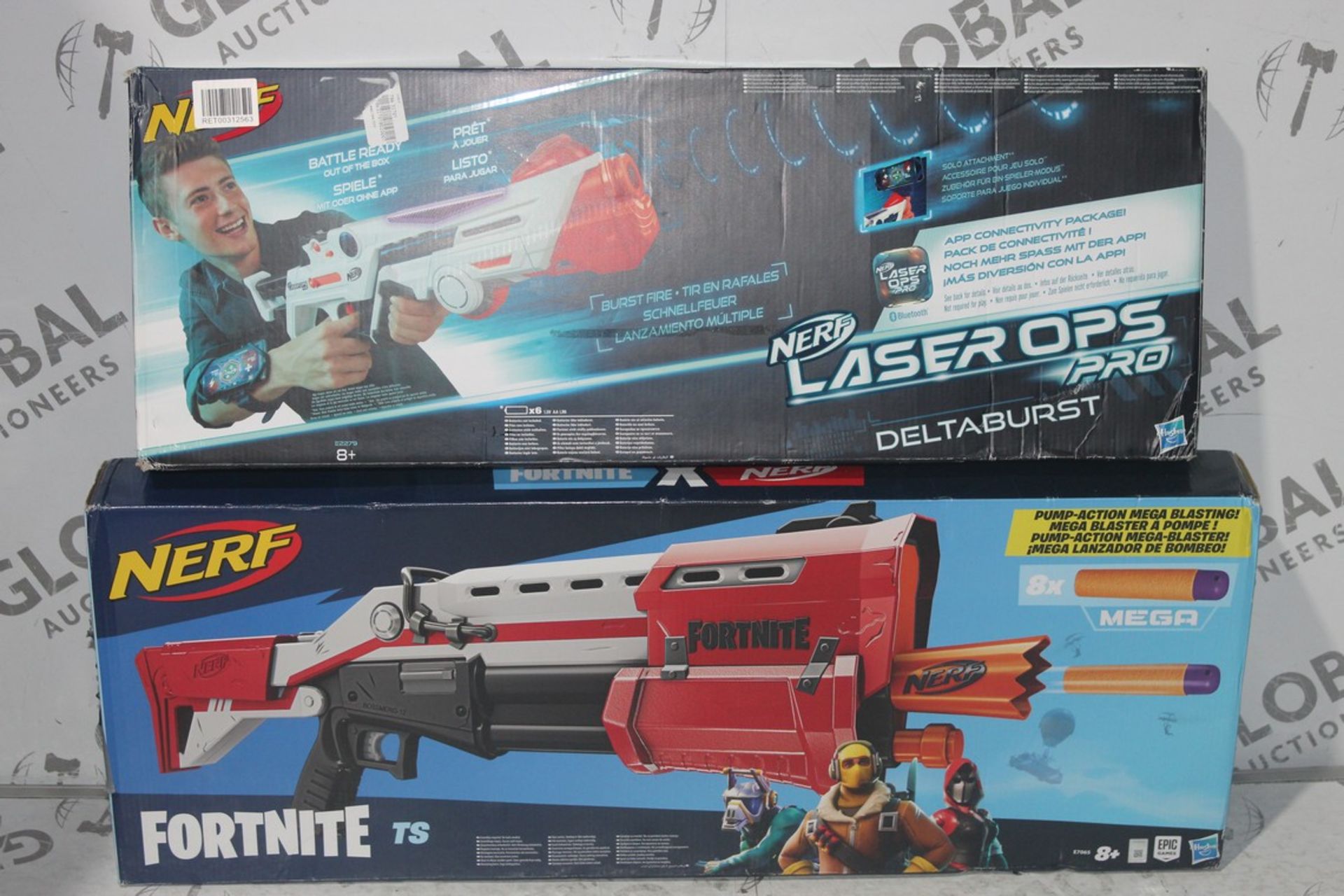 Boxed Assorted Nerf Fortnite and Battle Ready Soft Dart Guns RRP £35 Each (RET00212563)(4305481) (