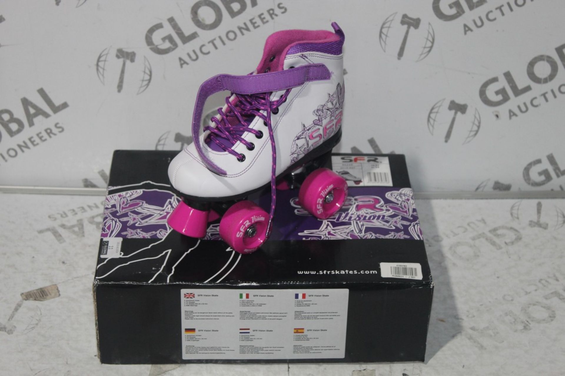 Boxed Pairs of SFR Vision Roller Boots RRP £35 Each (4280350)(4193783) (Public Viewing and