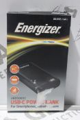 Boxed Energiser UE20003C Power Bank Chargers for Smart Phones and Tablets RRP £40 Each