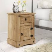 Boxed Cowli 2 Draw Bedside Table RRP £55 (17261) (Public Viewing and Appraisals Available)