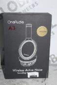 Boxed One Audio A3 Urban Traveller Noise Cancelling Headphones RRP £55