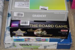 Assorted Children's Toy Items to Include Gradient Jigsaw Puzzles, Strictly Come Dancing Board Games,