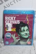Brand New and Sealed Ricky Gervais Live Science Comedy Blue Ray Discs RRP £10 Each (Public Viewing