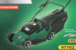 Boxed Ferrex 40V Lithium Iron Cordless Lawn Mower RRP £85 (Public Viewing and Appraisals Available)