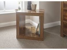 Boxed GFW Haddad Cube Side Table RRP £50 (17282) (Public Viewing and Appraisals Available)