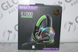 Boxed EKSA E1000 Gaming Headset with Microphone and 7.1 Channel Surround Sound RRP £55