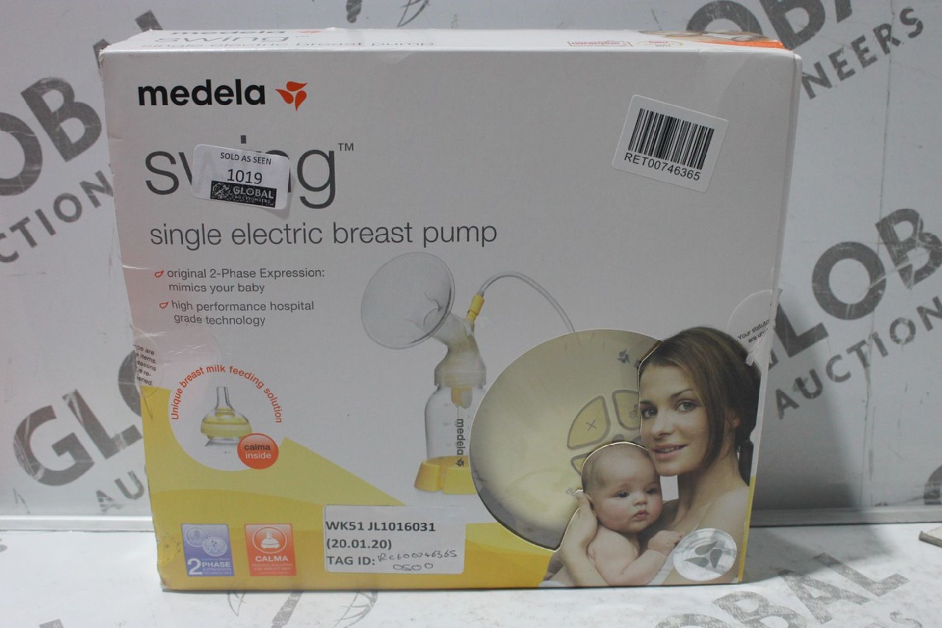 Boxed Medela Swing Single Electric Breast Pump RRP £60 (RET00746365) (Public Viewing and
