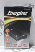 Boxed Energiser UE20003C Power Bank Chargers for Smart Phones and Tablets RRP £40 Each