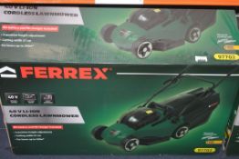Boxed Ferrex 40V Lithium Iron Cordless Lawn Mower RRP £85 (Public Viewing and Appraisals Available)