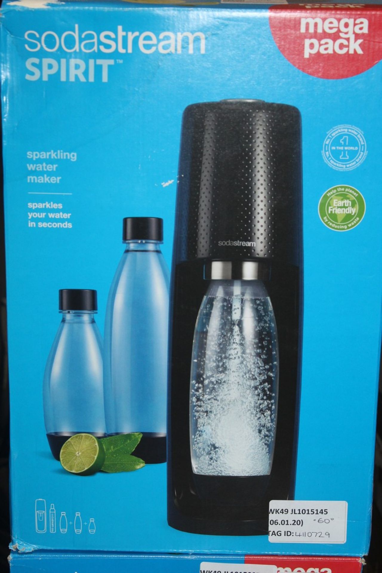 Boxed Soda Stream Spirit Sparkling Water Makers RRP £60 (4101072) (Public Viewing and Appraisals