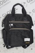 Skiphop Black Children's Nursery Changing Bag RRP £50 (4415203) (Public Viewing and Appraisals