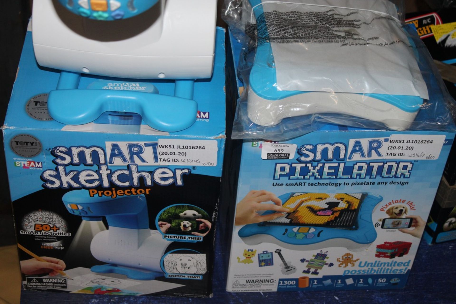 Boxed Smart Pixelator and Smart Projector Children's Toy Items RRP £60 - £70 Each (4251467)(4283145)