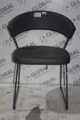 Calagaris New York Grey Fabric Designer Dining Chair RRP £300 (4101721) (Public Viewing and