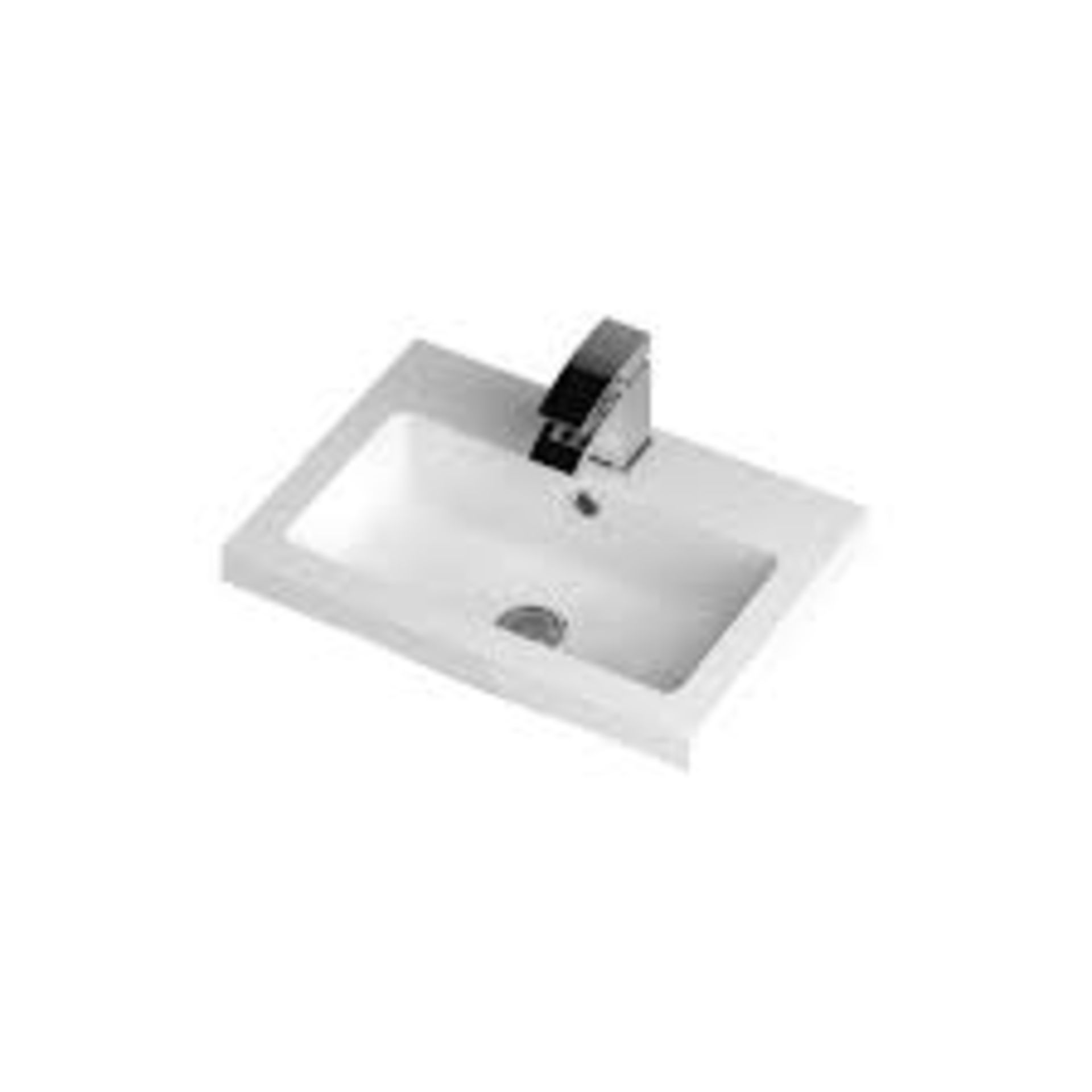 Boxed 500ml Rear Tap Basin (Public Viewing and Appraisals Available)