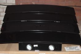 Boxed Designer Black Glass Curved Cooker Hood RRP £549 (Public Viewing and Appraisals Available)