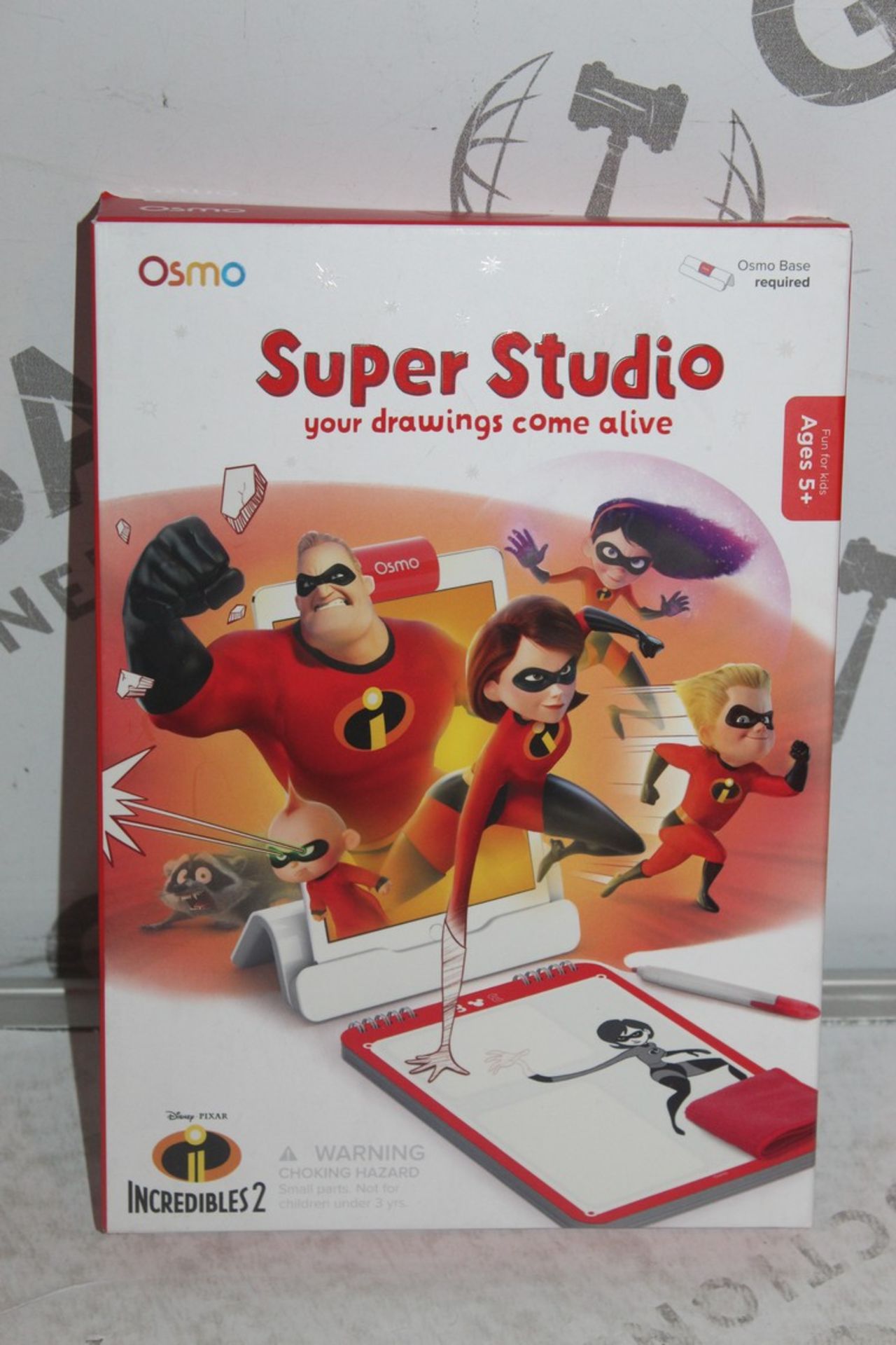 Lot to Contain 5 Osmo Super Studio Drawings Come to Life Incredibles Drawing Games Combined RRP £