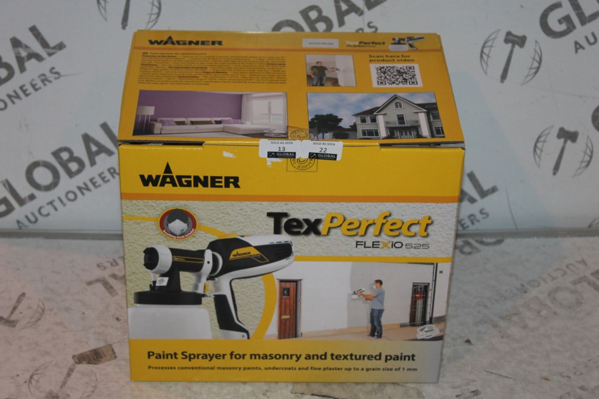 Boxed Brand New Wagner Tex Perfect Flex 525 Masonary and Textured Paint Sprayer RRP £55