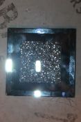 Lot to Contain 32 Brand New Rhinestone Mirror Square Coasters Combined RRP £150