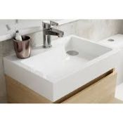 Boxed 500ml Side Tap Ceramic Basin RRP £80 (Public Viewing and Appraisals Available)