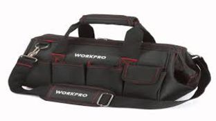 Lot to Contain 3 Workpro 16Inch Close Top Wide Mouth Storage Bags Combined RRP £90