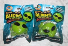 Lot to Contain 50 Brand New HGL From The Planet Scardox Splat Aliens Combined RRP £100