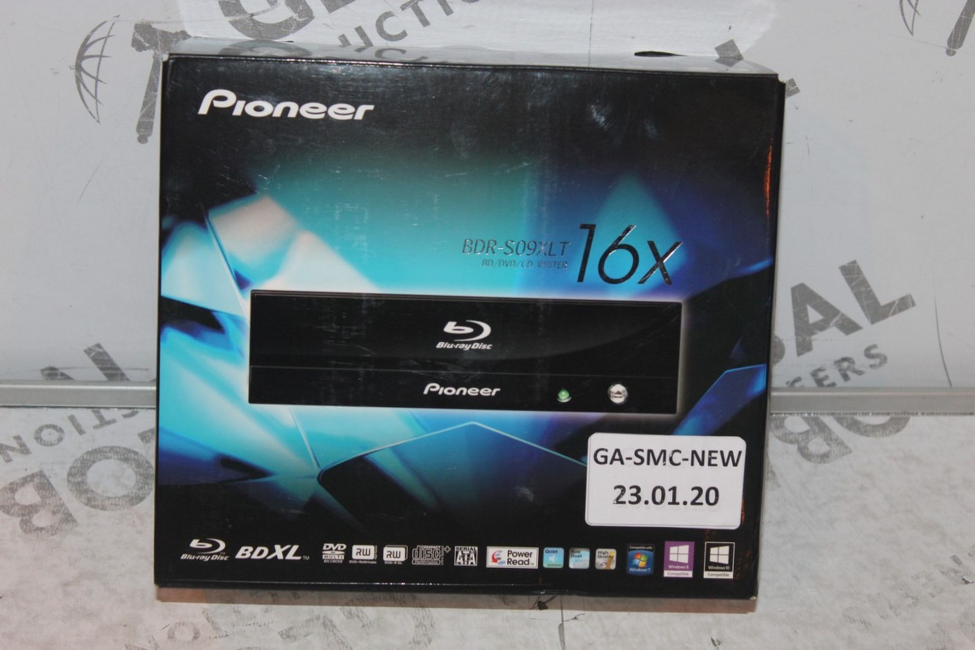 Boxed Pioneer BDR-SO9SLT Blu Ray Disc and CD Writer RRP £110