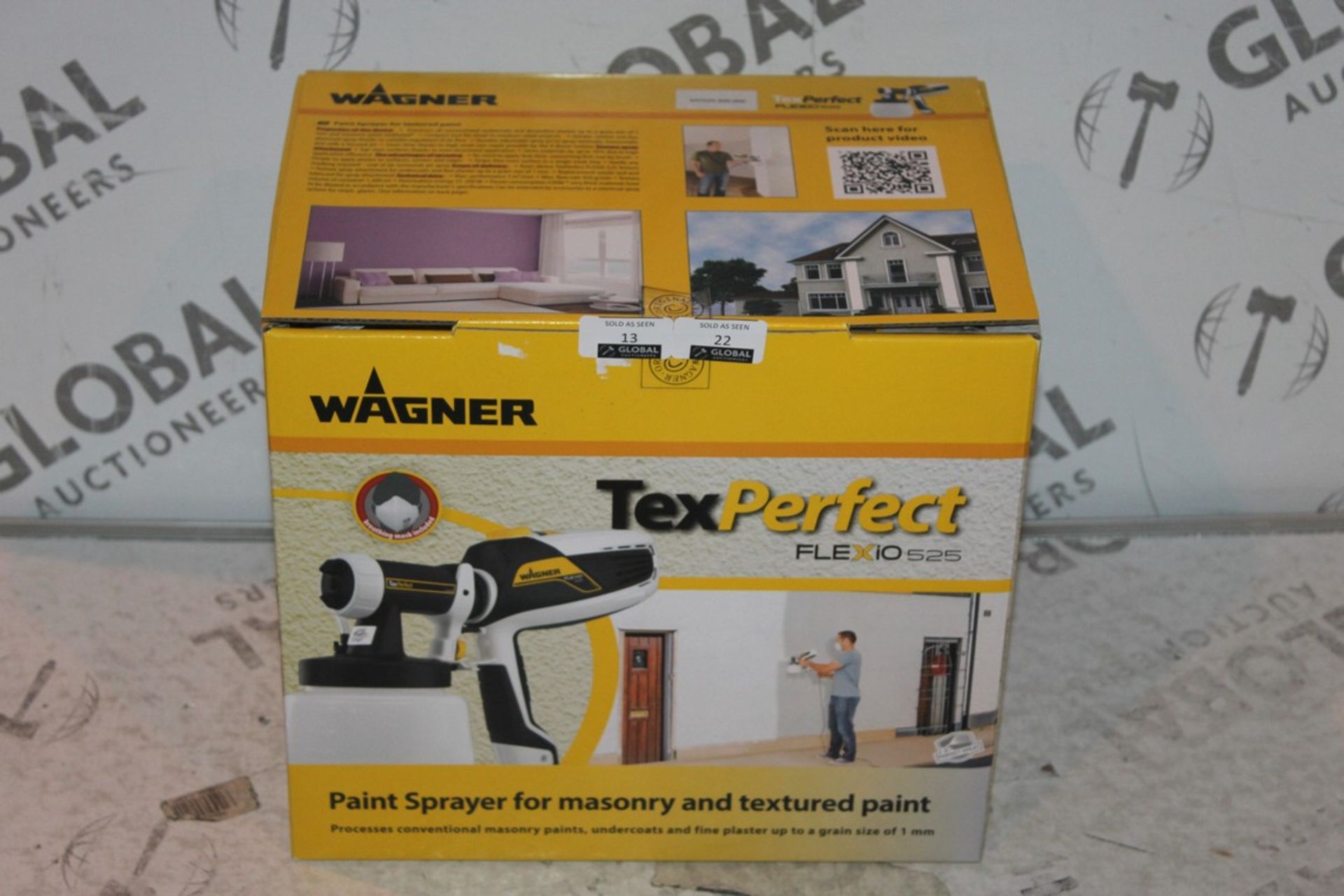 Boxed Brand New Wagner Tex Perfect Flex 525 Masonary and Textured Paint Sprayer RRP £55