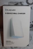 Boxed Brand New Blue Flame 6 Device Wall Charger RRP £60