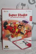 Lot to Contain 5 Osmo Super Studio Drawings Come to Life Incredibles Drawing Games Combined RRP £