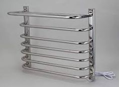 Boxed Wall Mounted Chester Electric Towel Warmer RRP £60 (16253) (Public Viewing and Appraisals