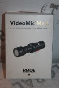 Boxed Rode Video Mic Microphone for Apple Devices RRP £75