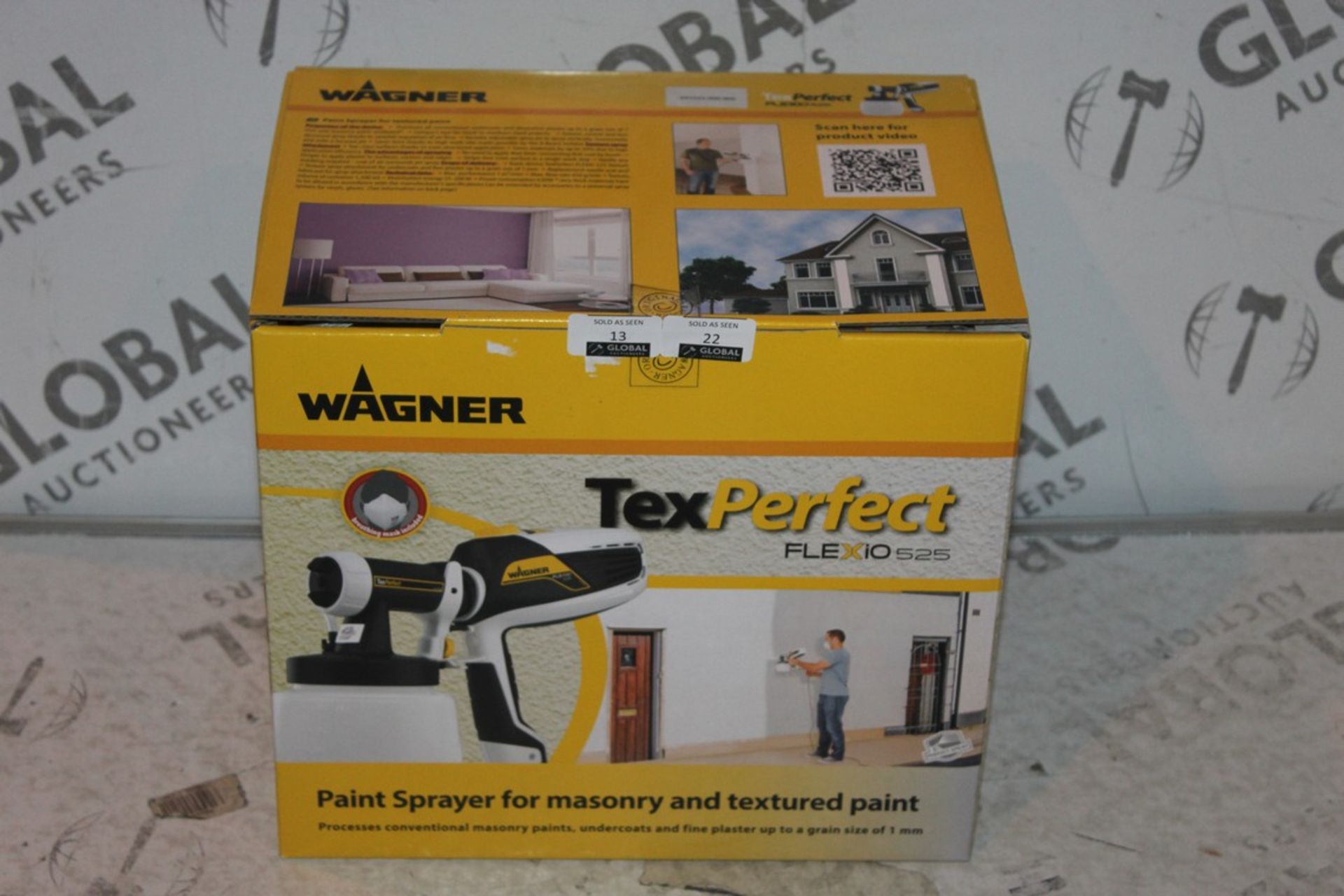 Boxed Brand New Wagner Tex Perfect Flex 525 Masonary and Textured Paint Sprayer RRP £55