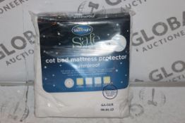 Lot to Contain 10 Assorted Silent Night Mattress Protectors, Ako Rug Underlay and Pillows (Public