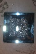 Lot to Contain 32 Brand New Rhinestone Mirror Square Coasters Combined RRP £150