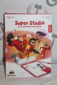 Lot to Contain 5 Osmo Super Studio Drawings Come to Life Incredibles Drawing Games Combined RRP £