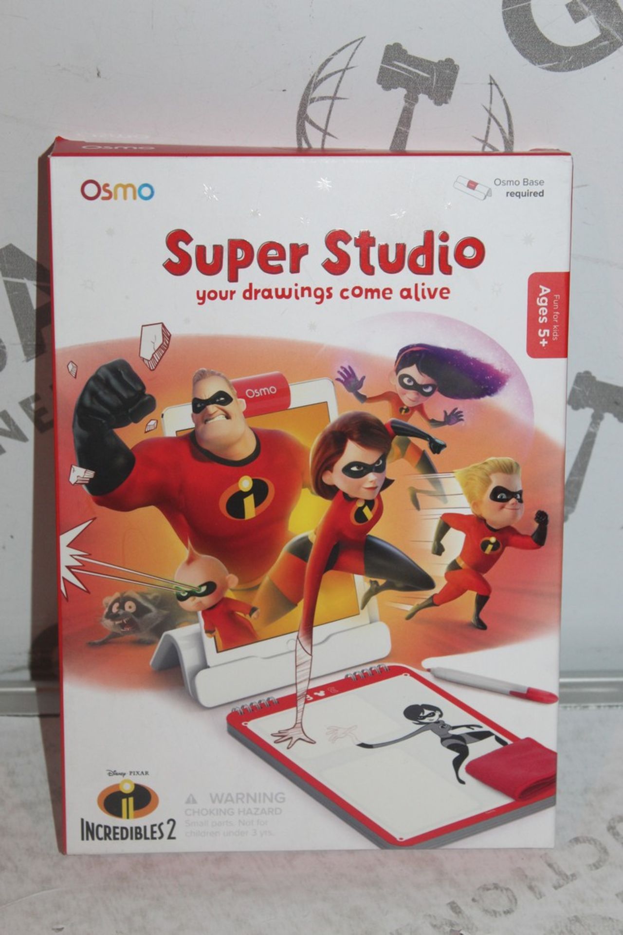 Lot to Contain 5 Osmo Super Studio Drawings Come to Life Incredibles Drawing Games Combined RRP £