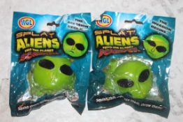 Lot to Contain 50 Brand New HGL From The Planet Scardox Splat Aliens Combined RRP £100