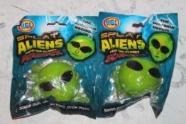 Lot to Contain 50 Brand New HGL From The Planet Scardox Splat Aliens Combined RRP £100