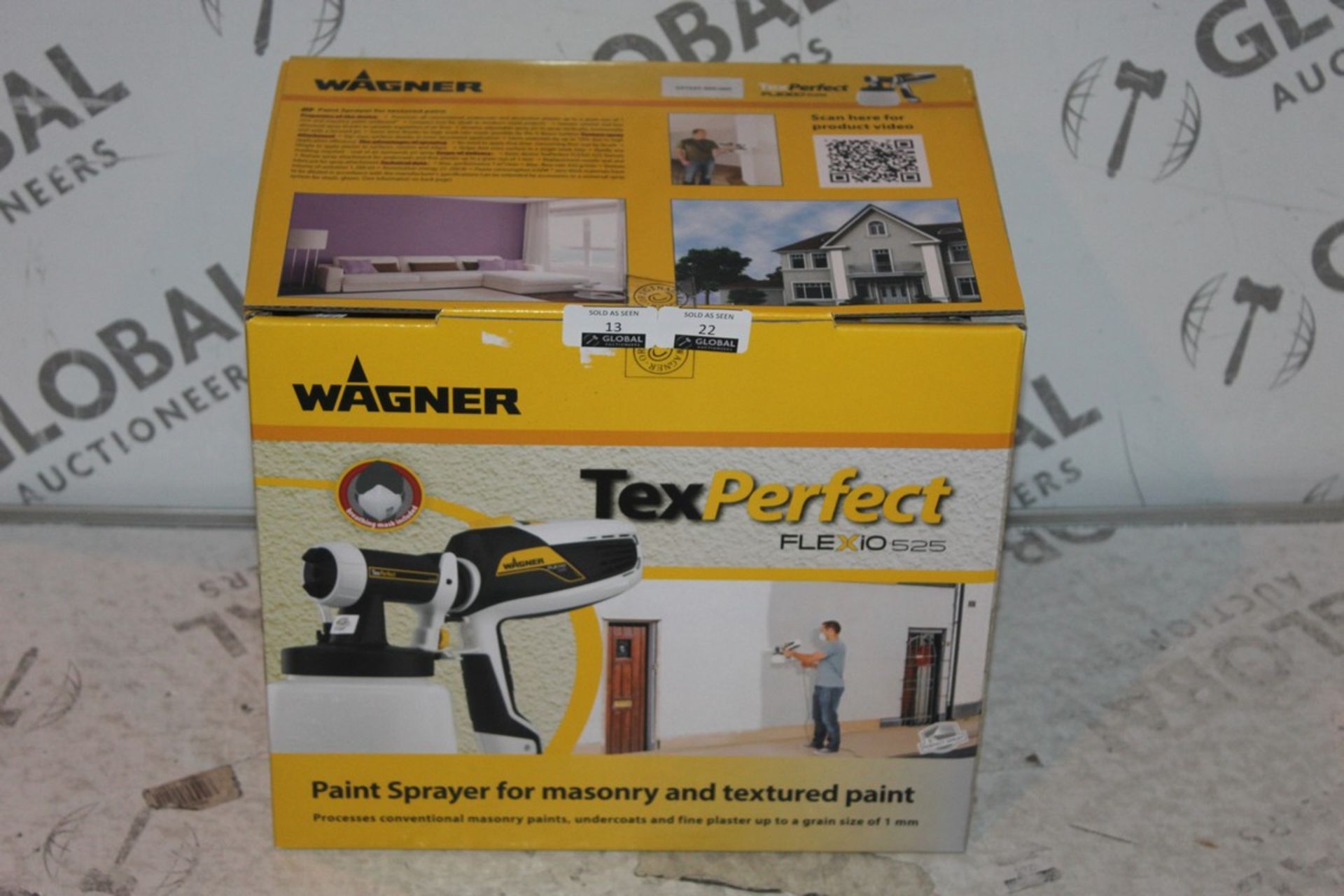 Boxed Brand New Wagner Tex Perfect Flex 525 Masonary and Textured Paint Sprayer RRP £55