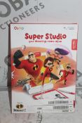 Lot to Contain 5 Osmo Super Studio Drawings Come to Life Incredibles Drawing Games Combined RRP £