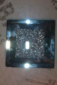 Lot to Contain 32 Brand New Rhinestone Mirror Square Coasters Combined RRP £150