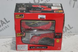Assorted Children's Toy Items to Include Ferrari, Carrera RC Remote Control Cars RRP £10 - £15